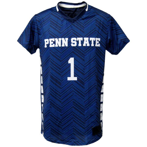 navy ombre soccer jersey with Penn State #1